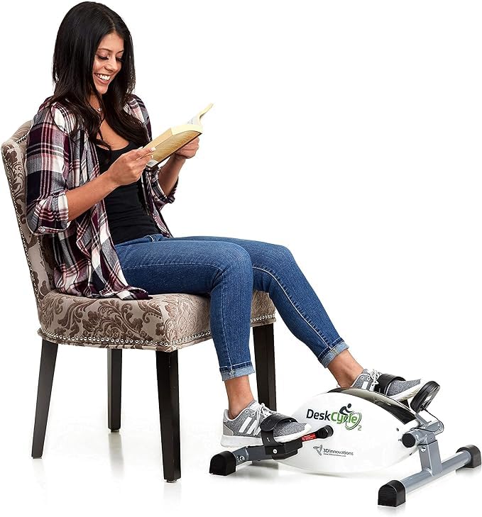 DeskCycle2, exercise mini-bike, workout at your desk, or watching TV