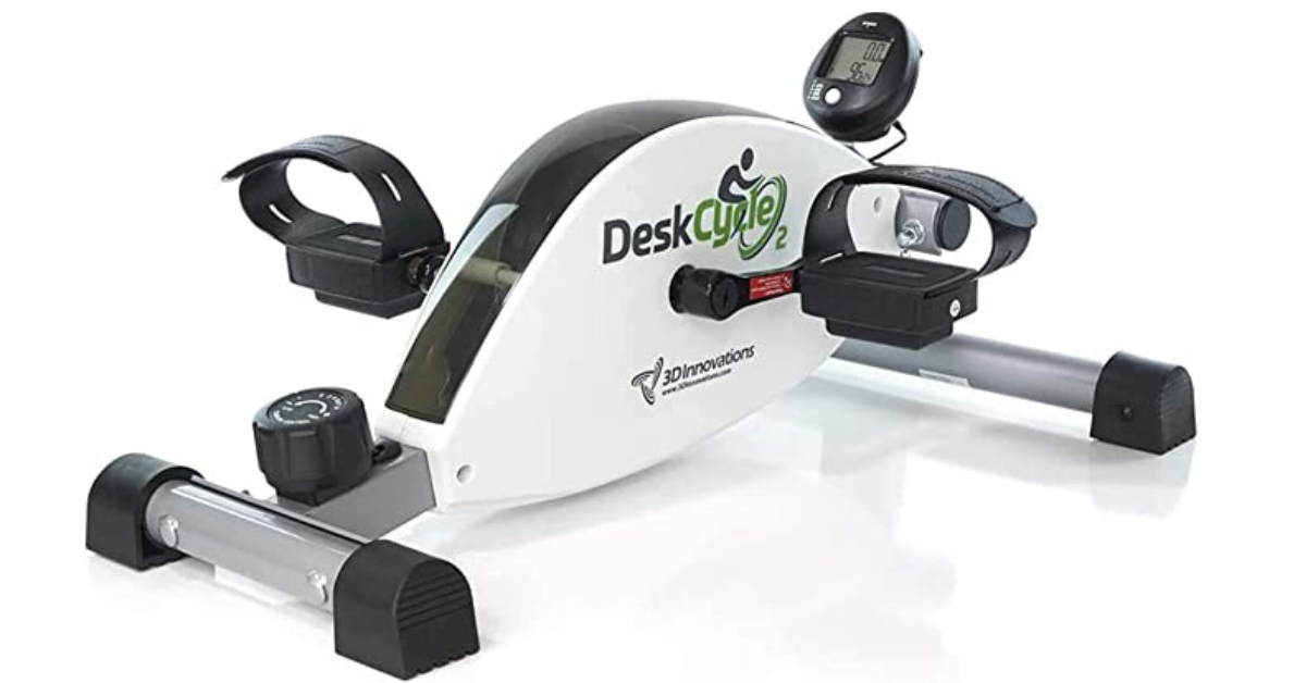 DeskCycle2, exercise mini-bike, workout at your desk, or watching TV