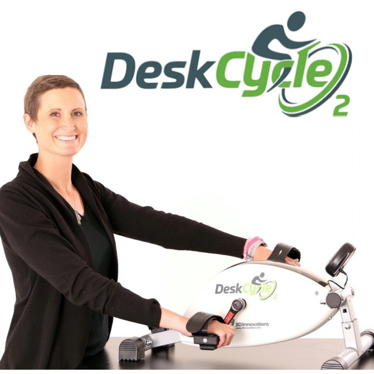 DeskCycle2, exercise mini-bike, workout at your desk, or watching TV