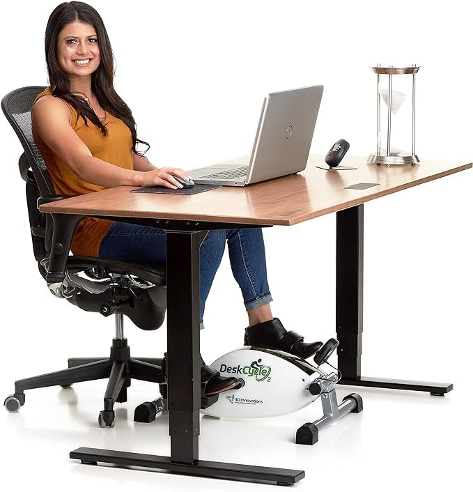 DeskCycle2, exercise mini-bike, workout at your desk, or watching TV